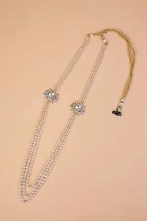 Ivory Double Layered Pearl Mala