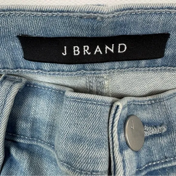J Brand high rise light blue denim cut off jean shorts - size 31