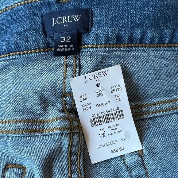 J. Crew Denim Maternity Shorts Size 32 Style BF779