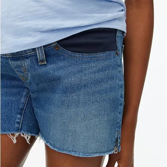 J. Crew Denim Maternity Shorts Size 32 Style BF779