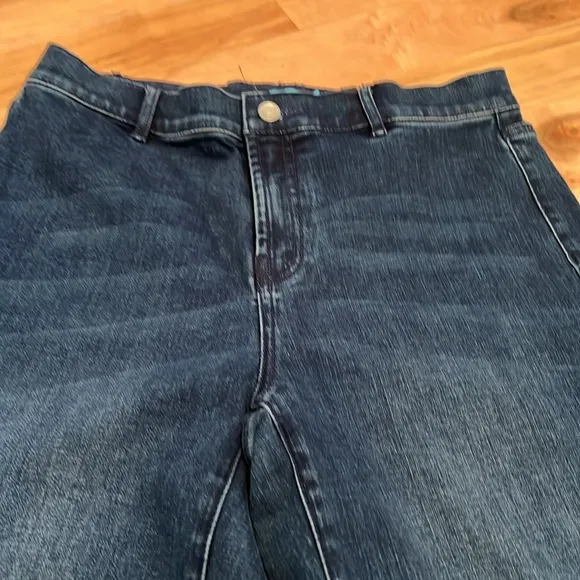 J. McLaughlin Aiko Wide Leg Blue Denim Solid Jeans - NWT