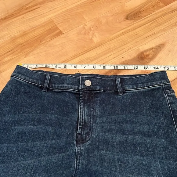 J. McLaughlin Aiko Wide Leg Blue Denim Solid Jeans - NWT