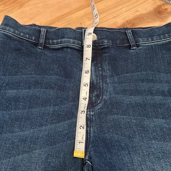 J. McLaughlin Aiko Wide Leg Blue Denim Solid Jeans - NWT