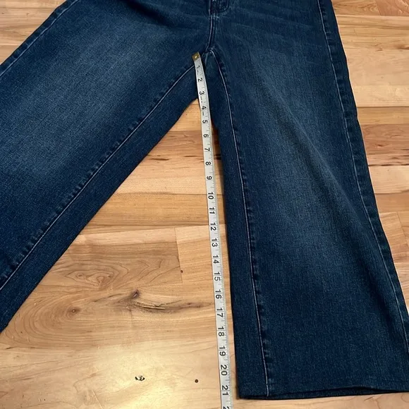 J. McLaughlin Aiko Wide Leg Blue Denim Solid Jeans - NWT