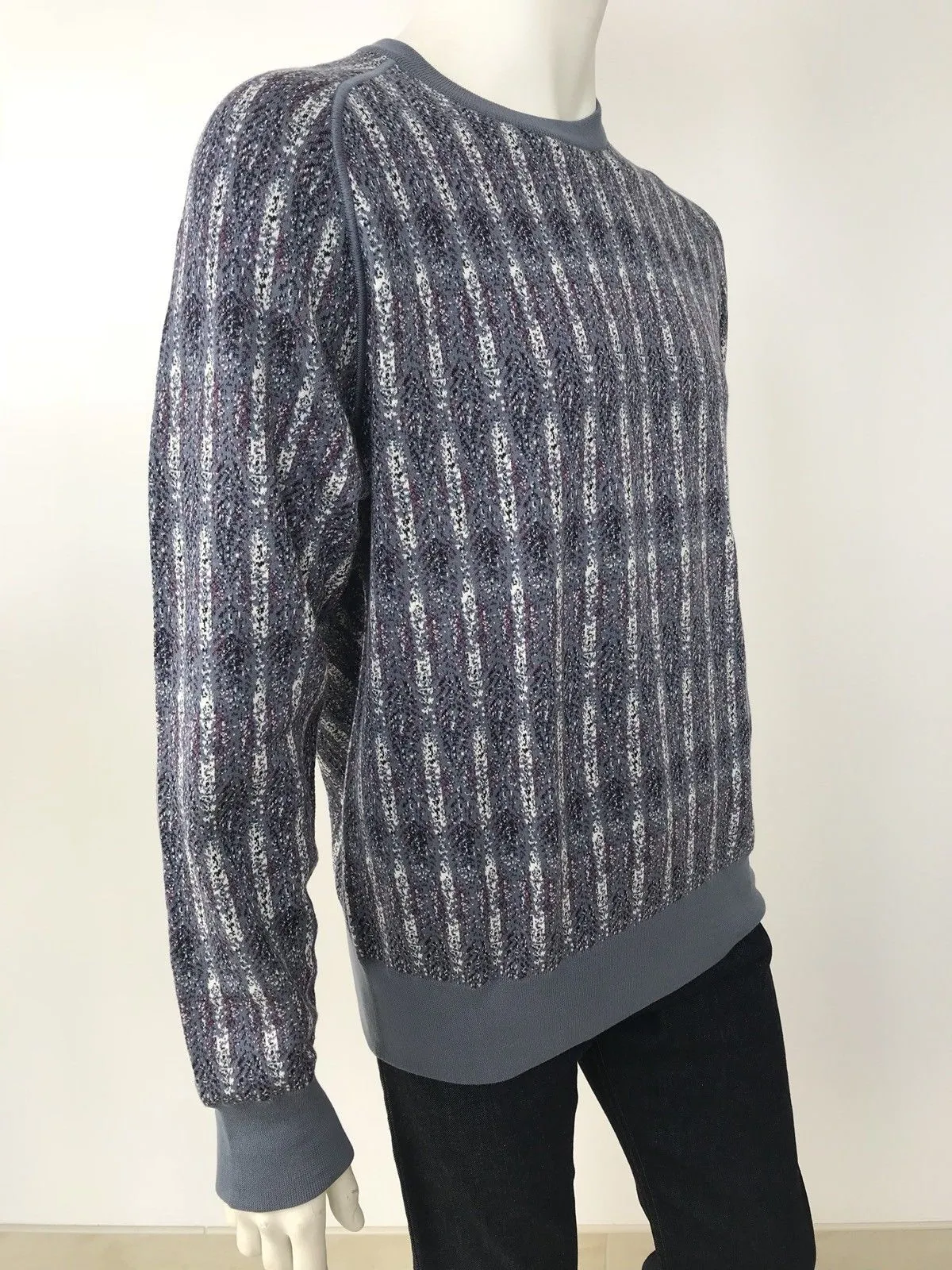 Jacquard Crewneck Sweater