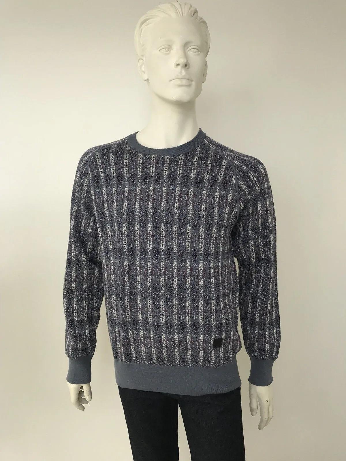 Jacquard Crewneck Sweater