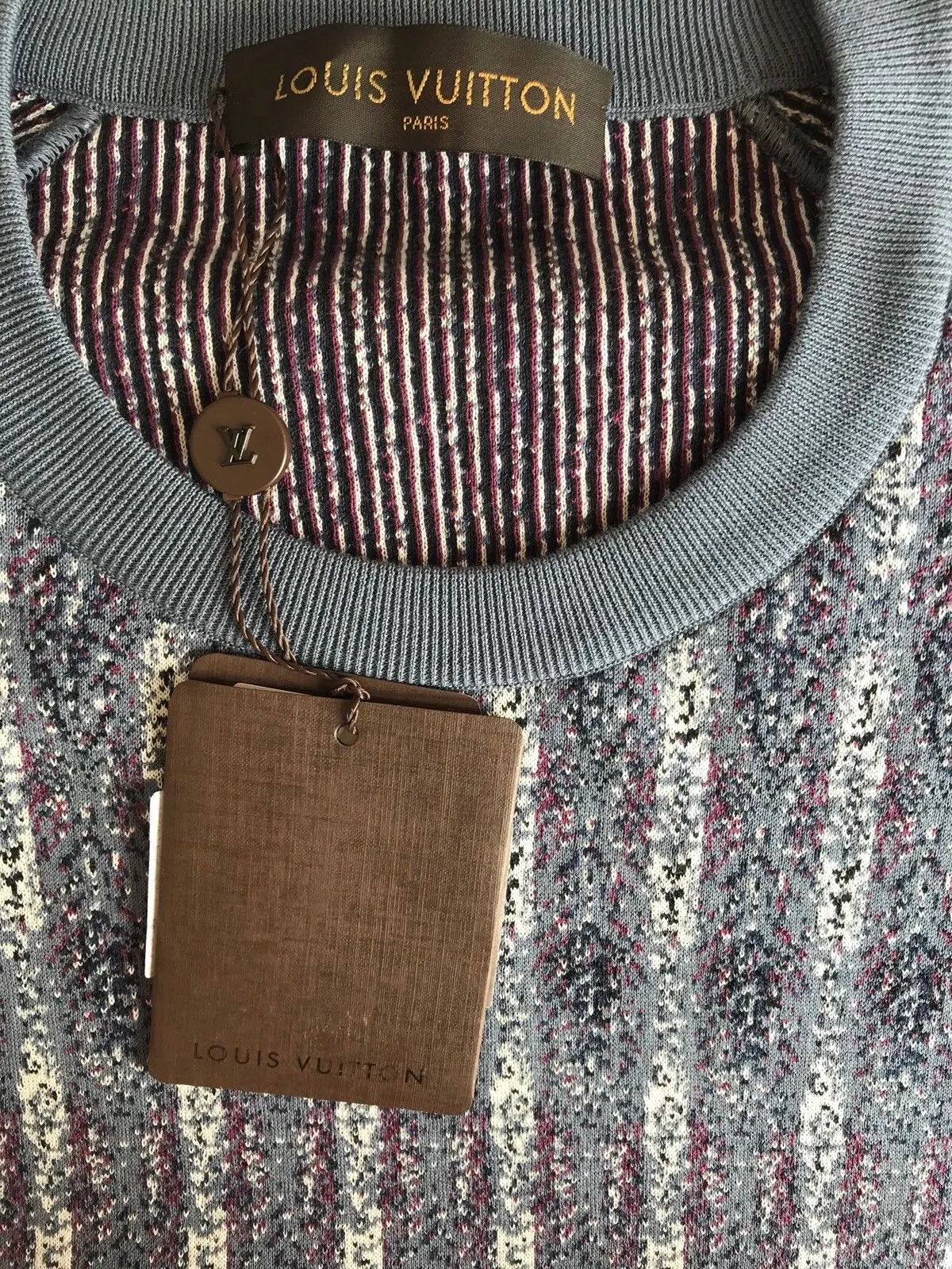 Jacquard Crewneck Sweater