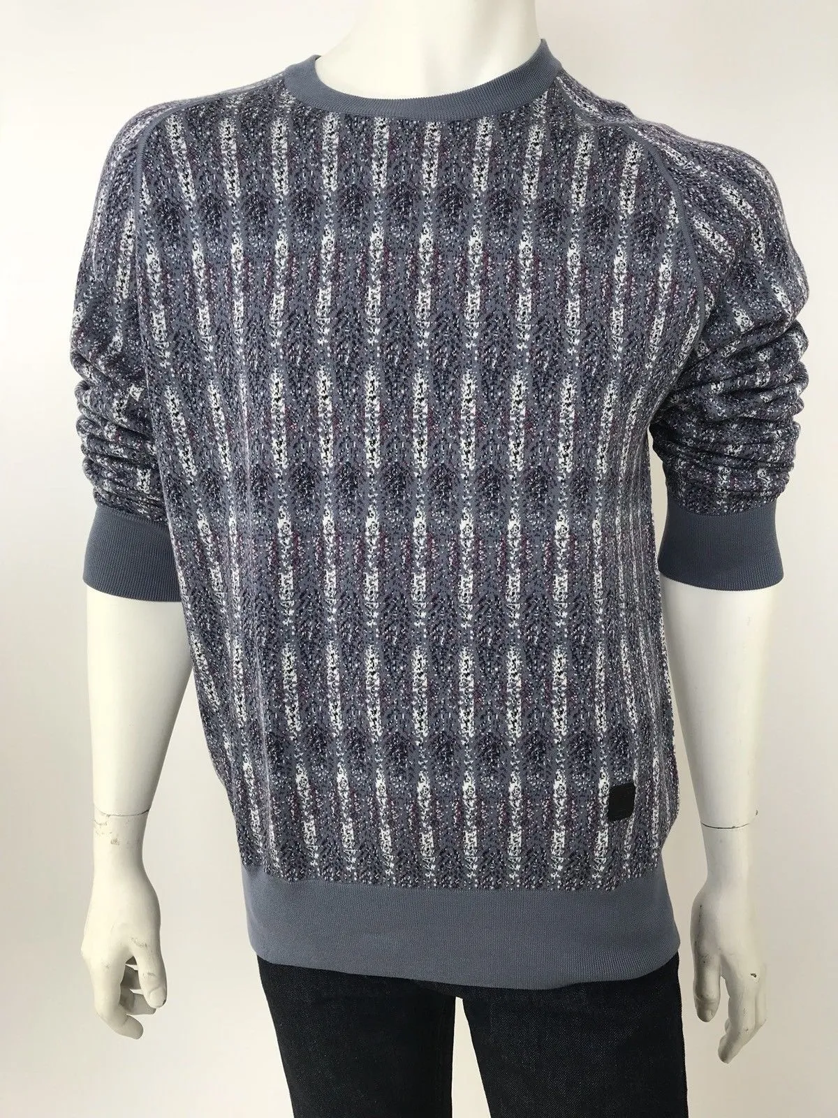 Jacquard Crewneck Sweater