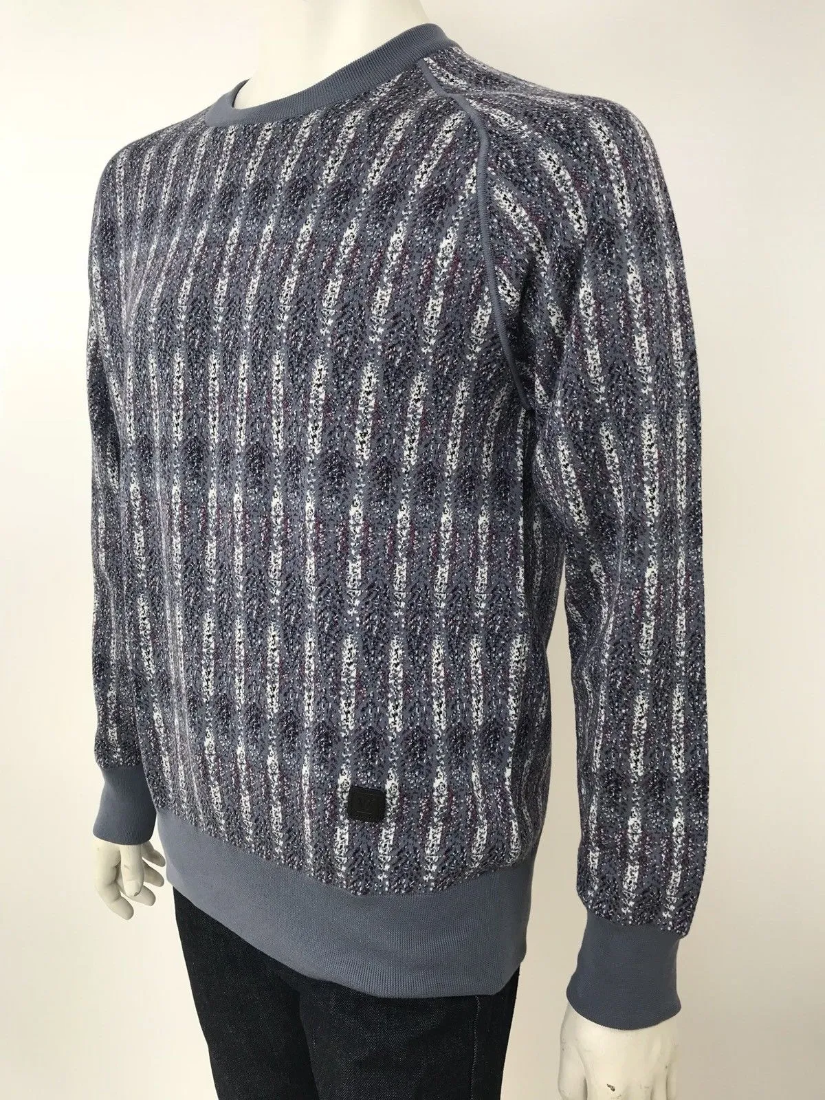 Jacquard Crewneck Sweater
