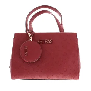 JANELLE GIRLFRIEND CARRYALL PEONY LOGO MERLOT - -