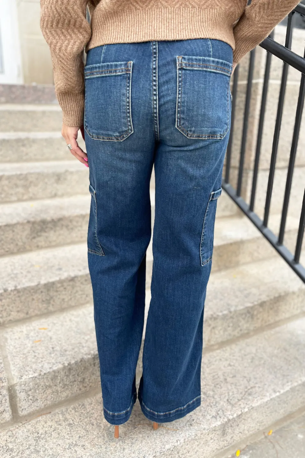 Jodi High Rise Fab Ab Wide Leg Carpenter