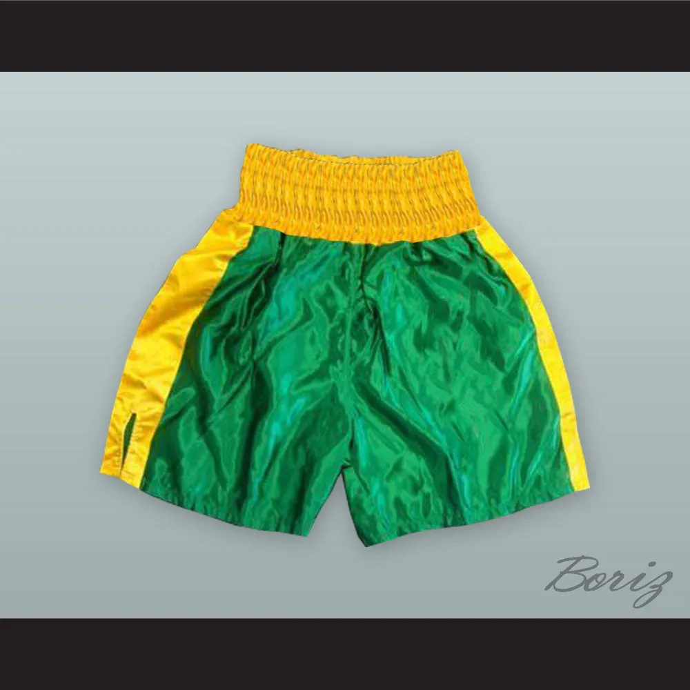 Joe Frazier Green Boxing Shorts