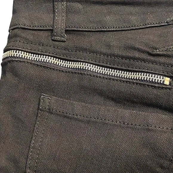 John Richmond 2-Way Zip Around Black Denim Jeans Sz 28 NWT