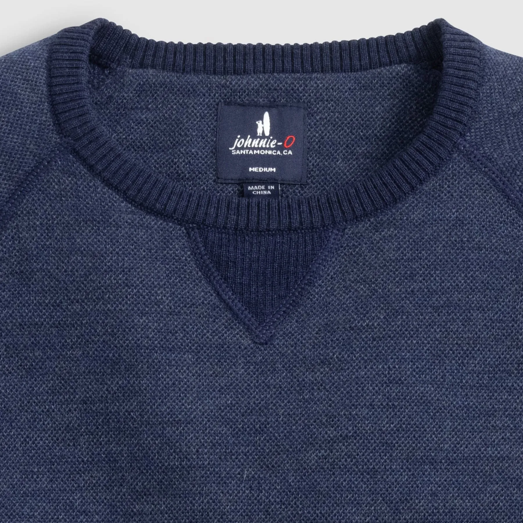 Johnnie-O Boggs Merino Wool Crewneck Sweater - Navy