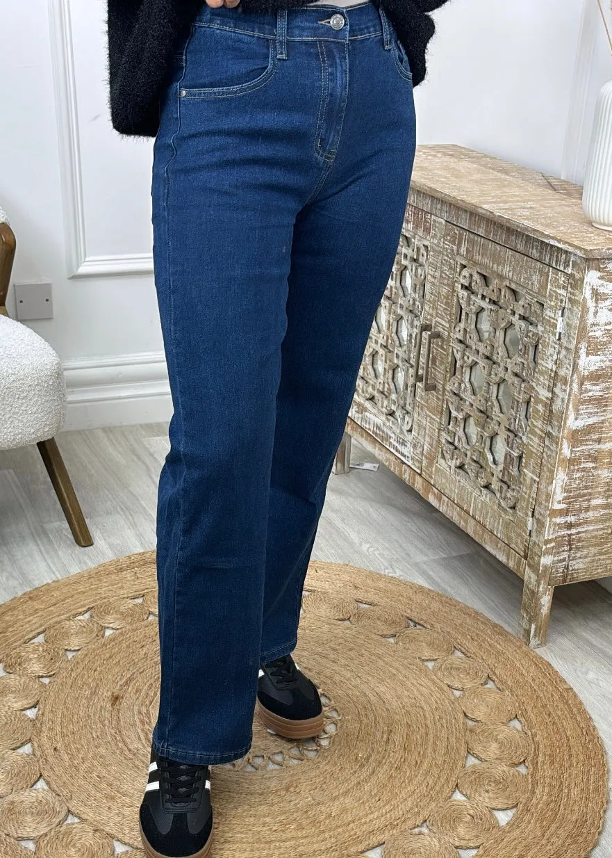 Joslyn Blue Wide Leg Jeans