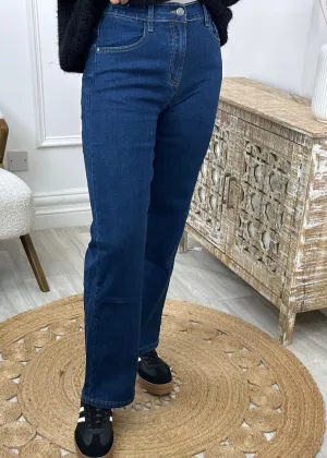 Joslyn Blue Wide Leg Jeans