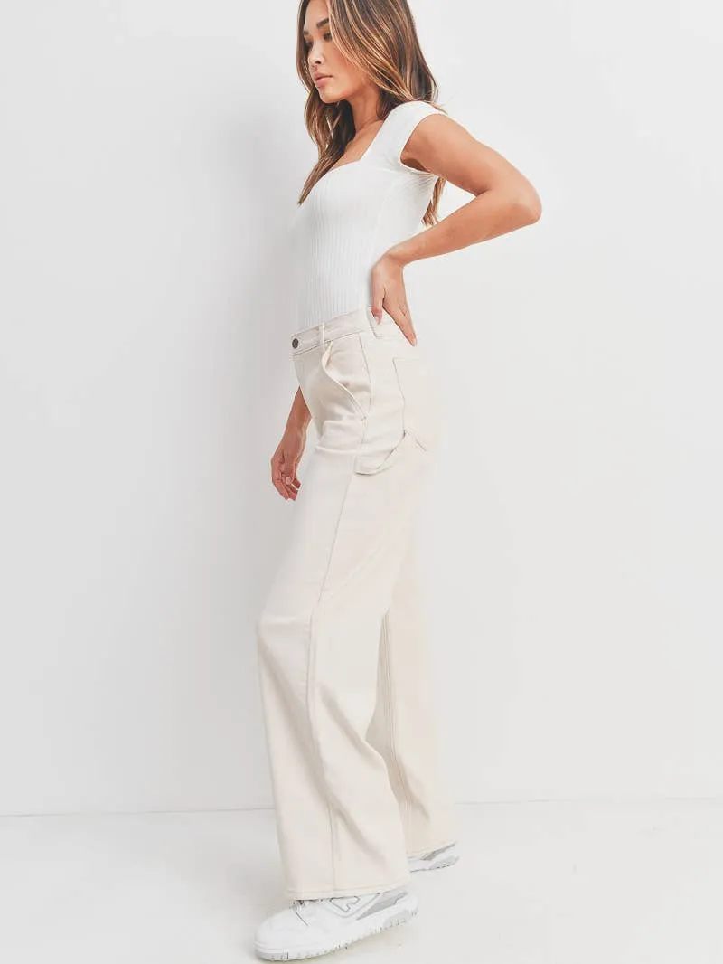 Just Black | Utility Jean {Oat}