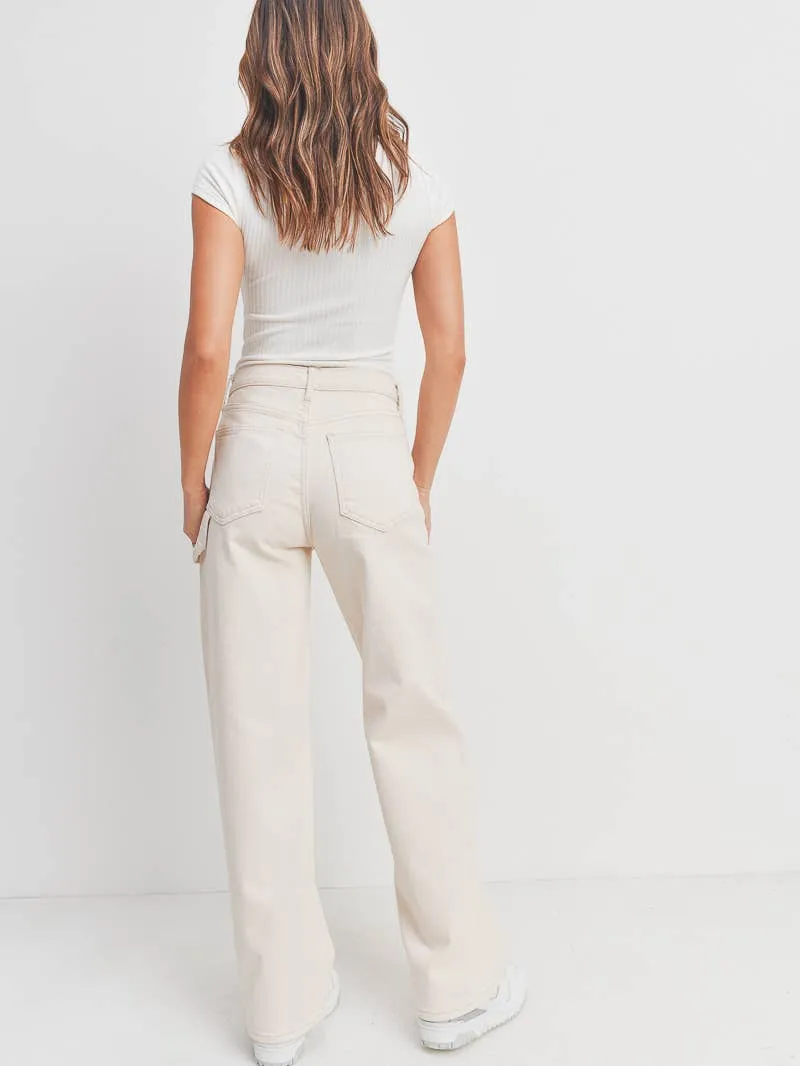 Just Black | Utility Jean {Oat}
