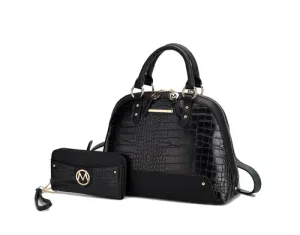 Kalyna Premium Croco Satchel Bag