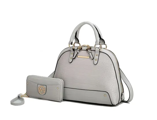 Kalyna Premium Croco Satchel Bag