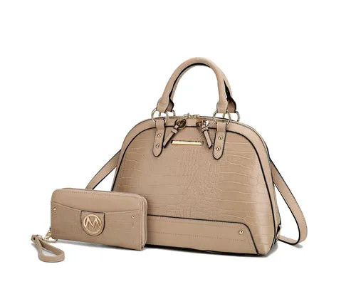 Kalyna Premium Croco Satchel Bag