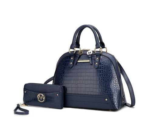 Kalyna Premium Croco Satchel Bag