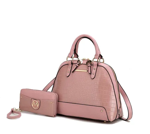 Kalyna Premium Croco Satchel Bag