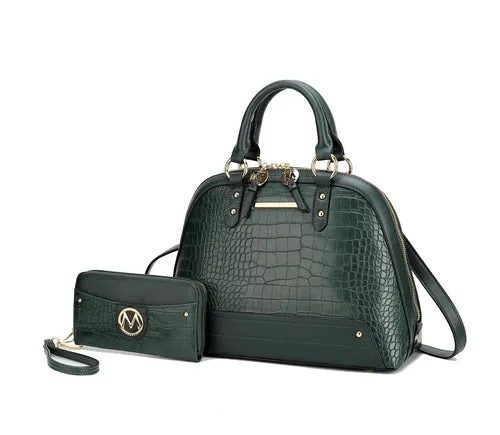 Kalyna Premium Croco Satchel Bag
