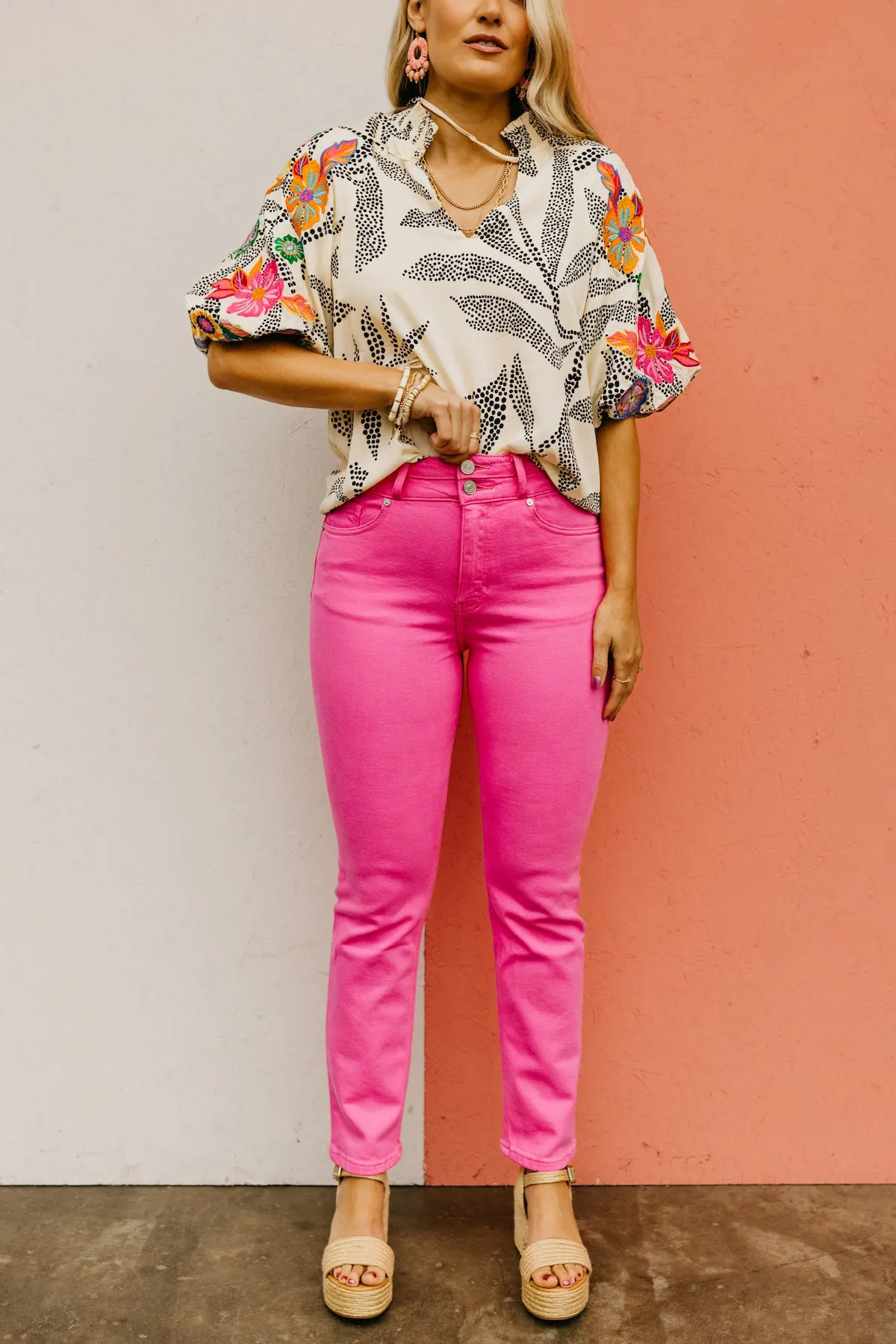 Kan Can Denim | High Rise Slim Straight Jeans - KC5217HP