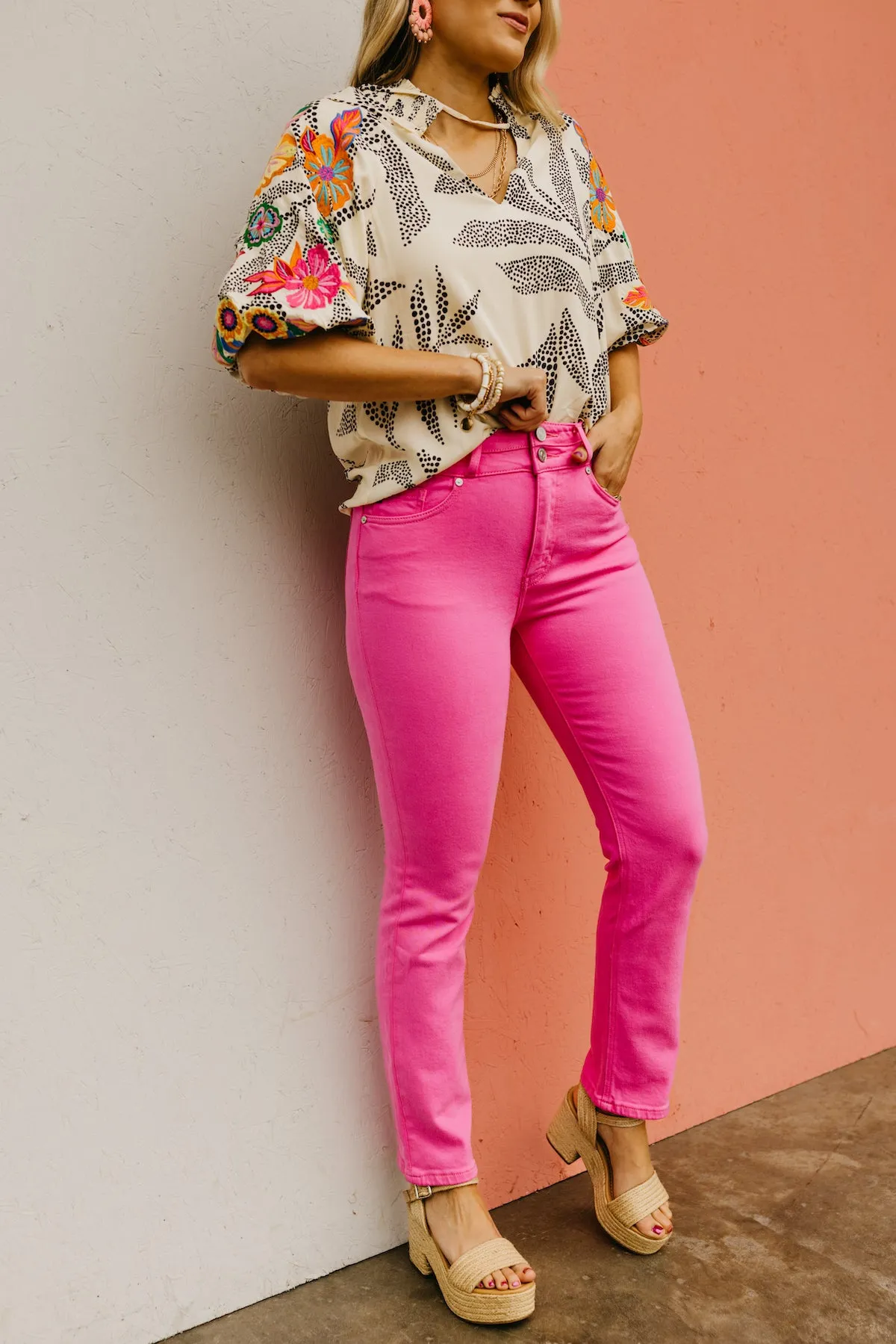 Kan Can Denim | High Rise Slim Straight Jeans - KC5217HP