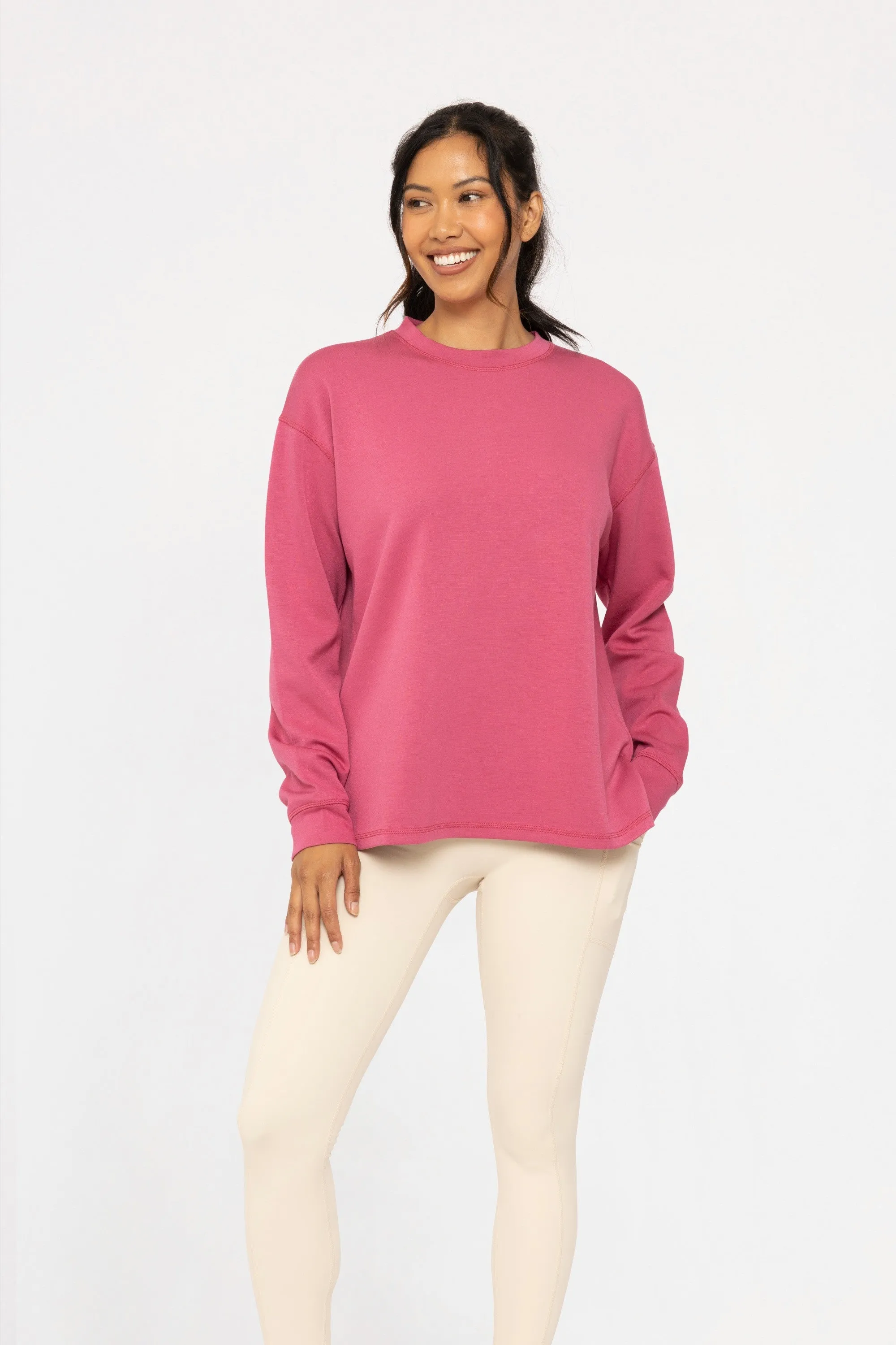 Karina- Elevated Oversized Crew Neck