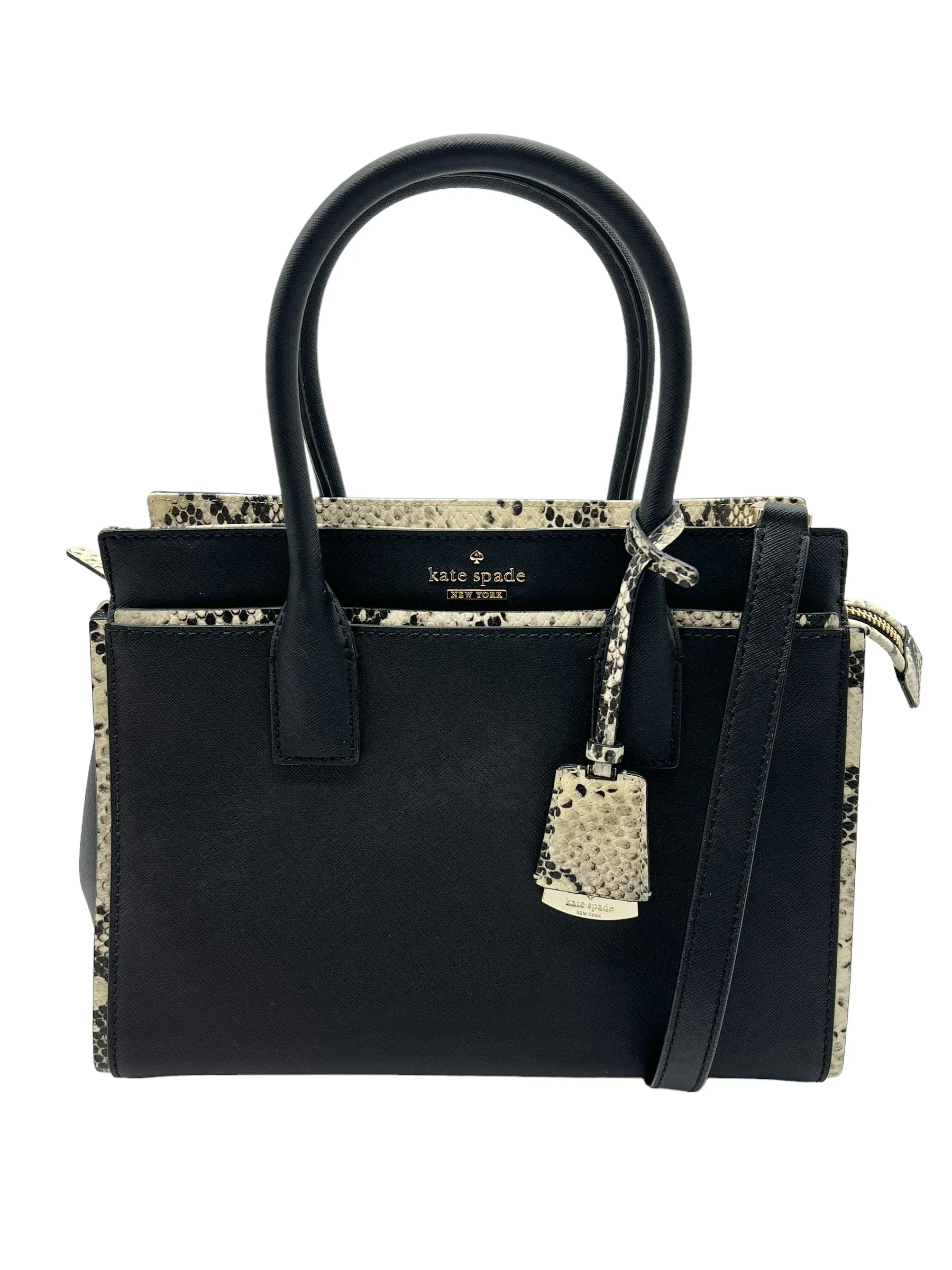 Kate Spade Black Saffiano Leather Cameron Street 'Candace' Satchel