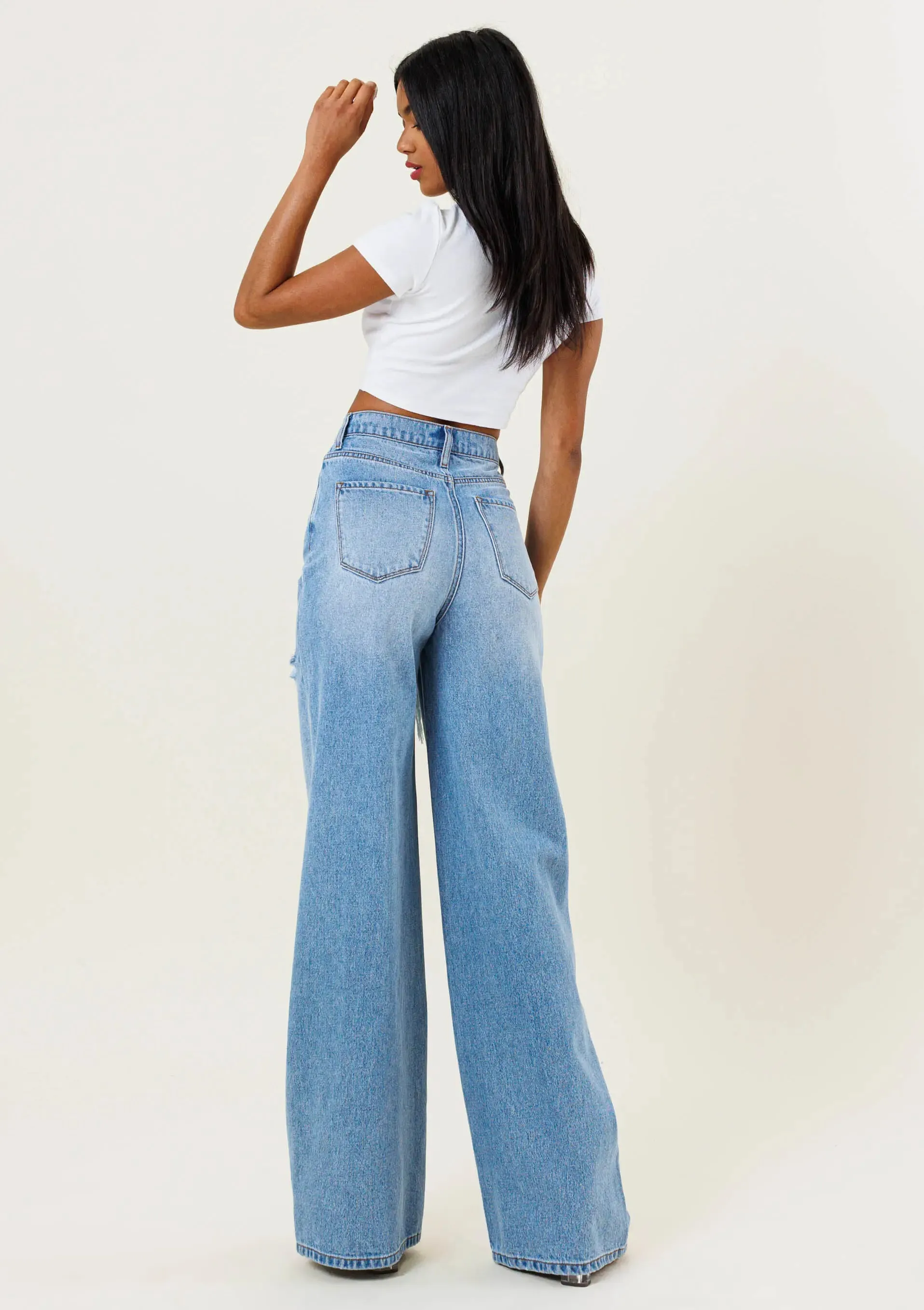 Kehlani Wide Leg Jeans