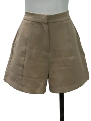 Khaki High Waisted Shorts