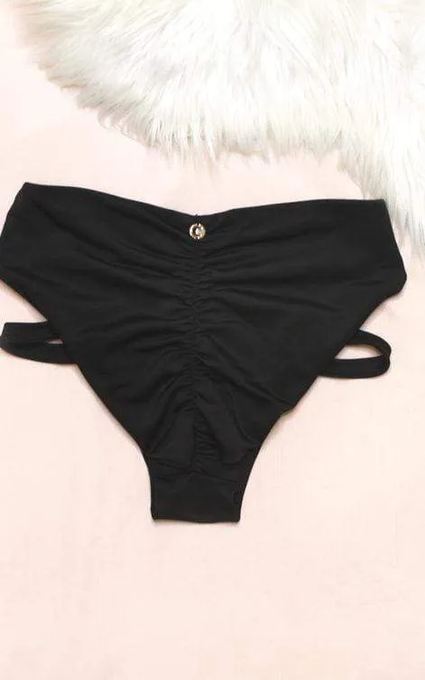 Khloe High Waisted Shorts Black