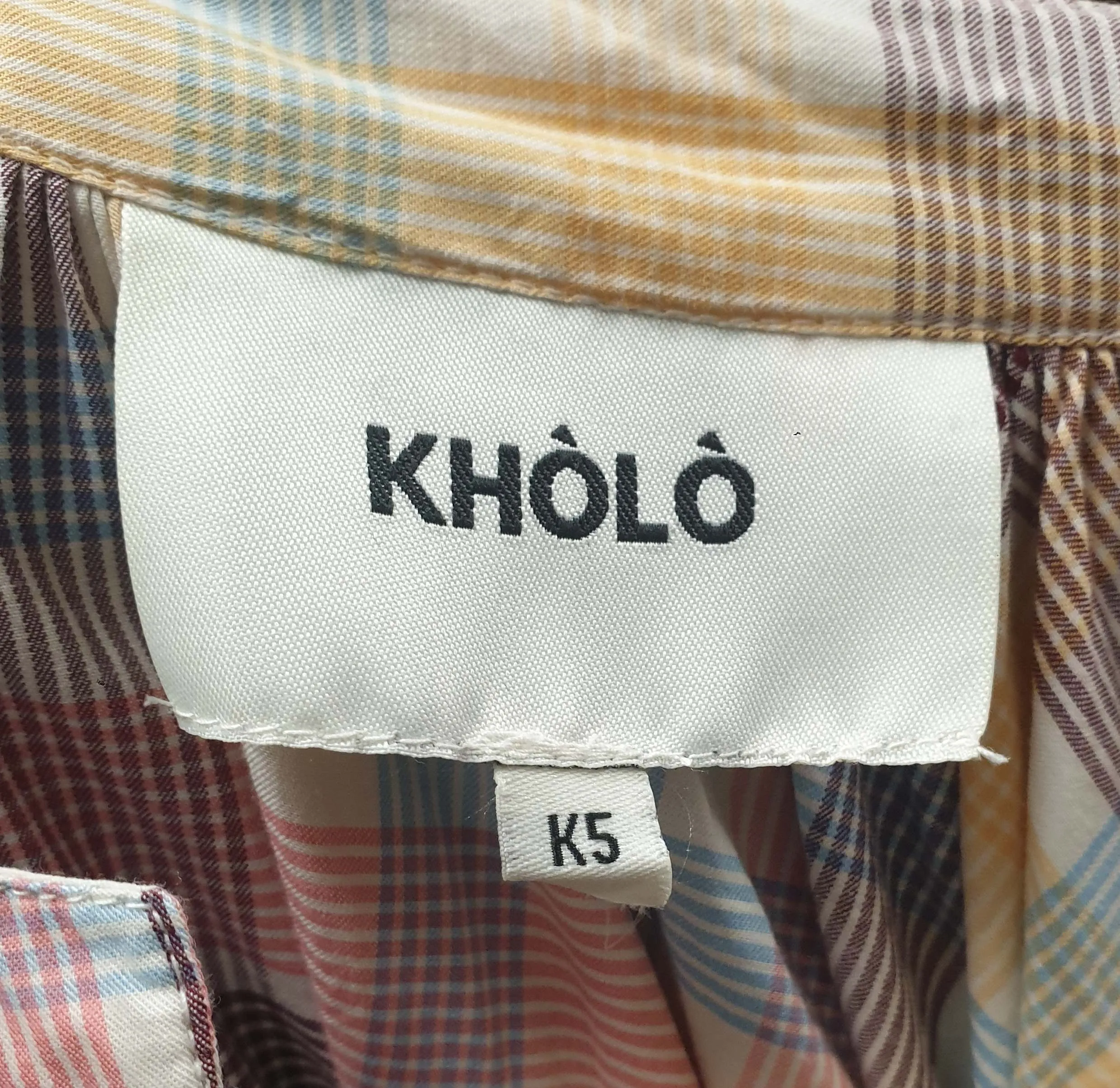 Kholo colourful criss cross print maxi dress size K5