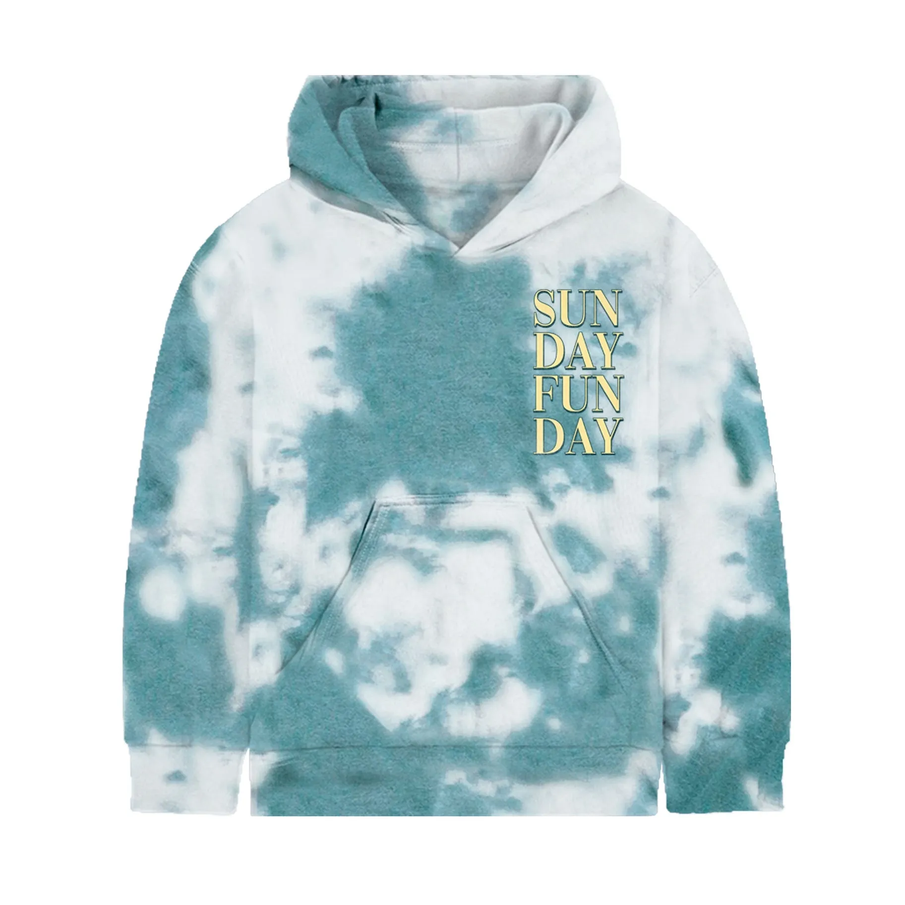 KIDS Blue Tie Dye Fun Hoodie-Unisex
