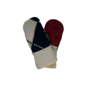 Kids Mittens S/M - Argyle Pattern 300