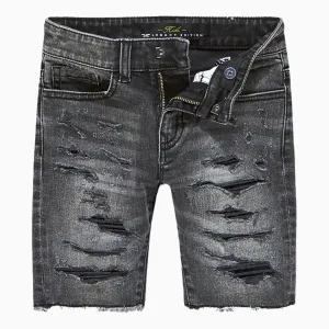 Kid's Shredded Denim Shorts
