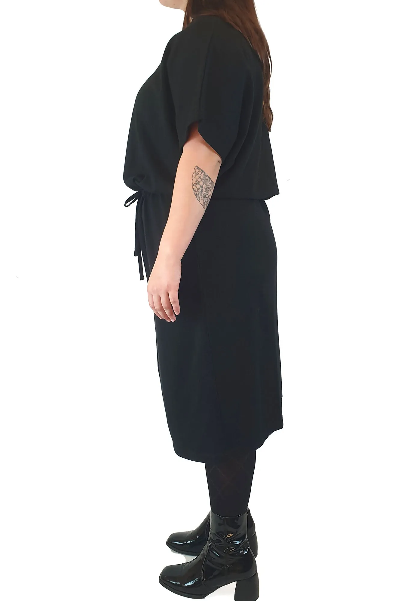Kowtow black building block maxi dress size L