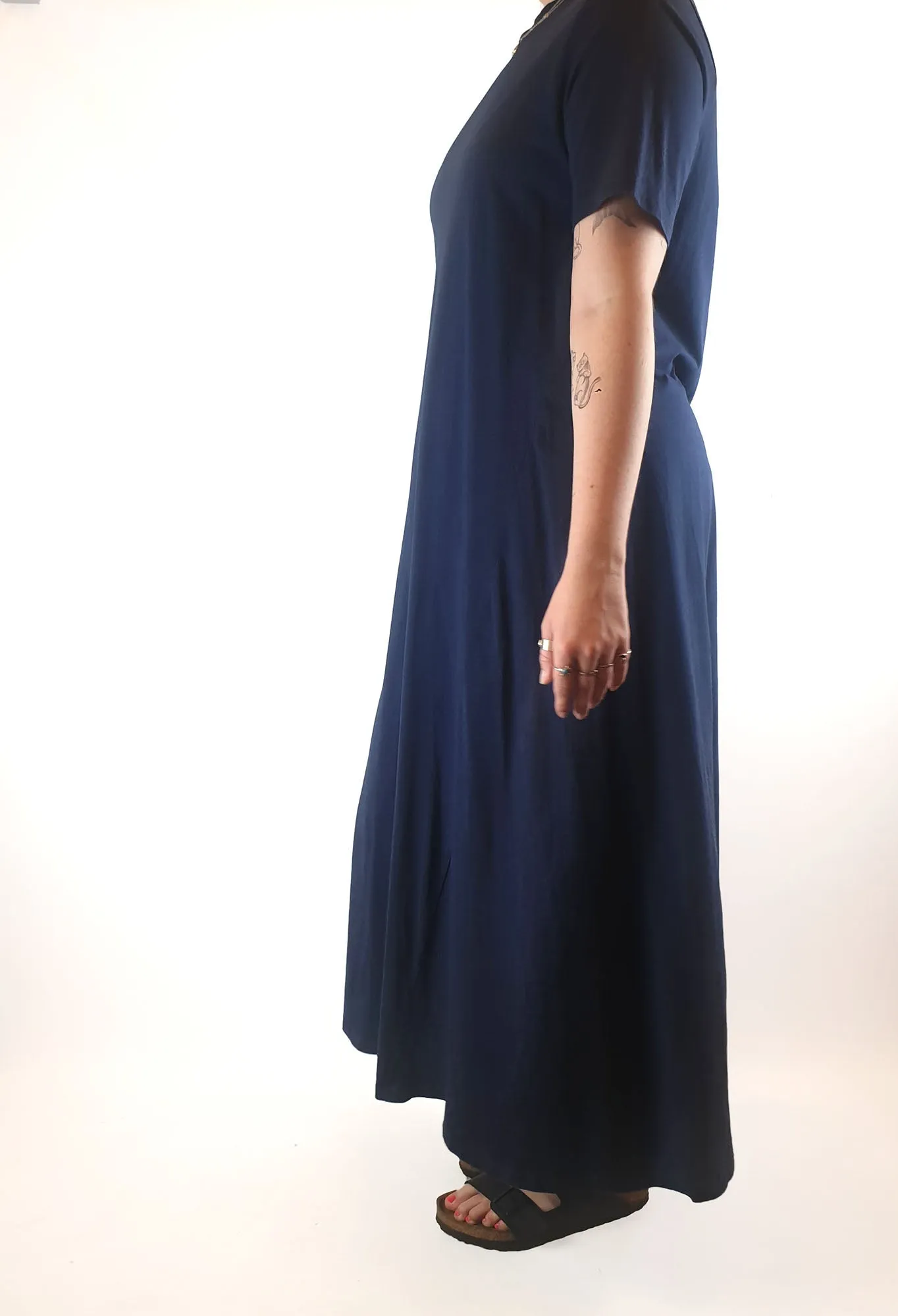 Kowtow navy tee shirt dress size M / AU 12