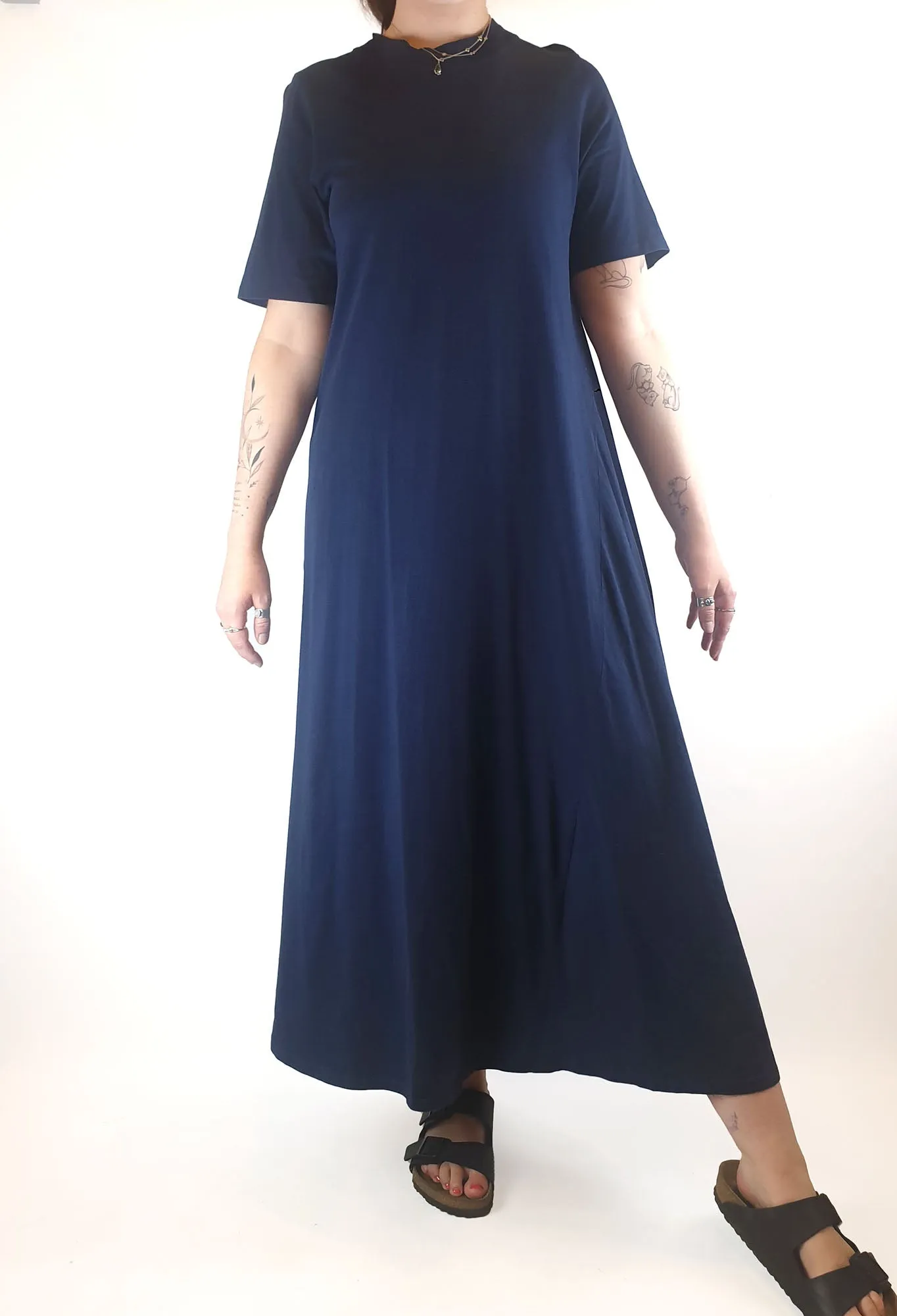 Kowtow navy tee shirt dress size M / AU 12