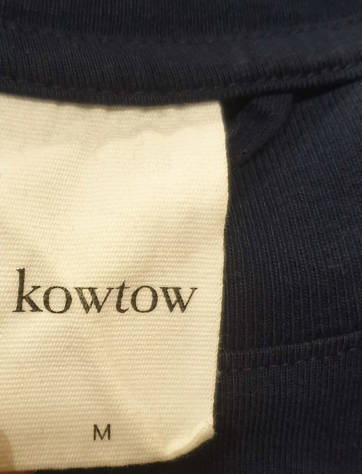 Kowtow navy tee shirt dress size M / AU 12