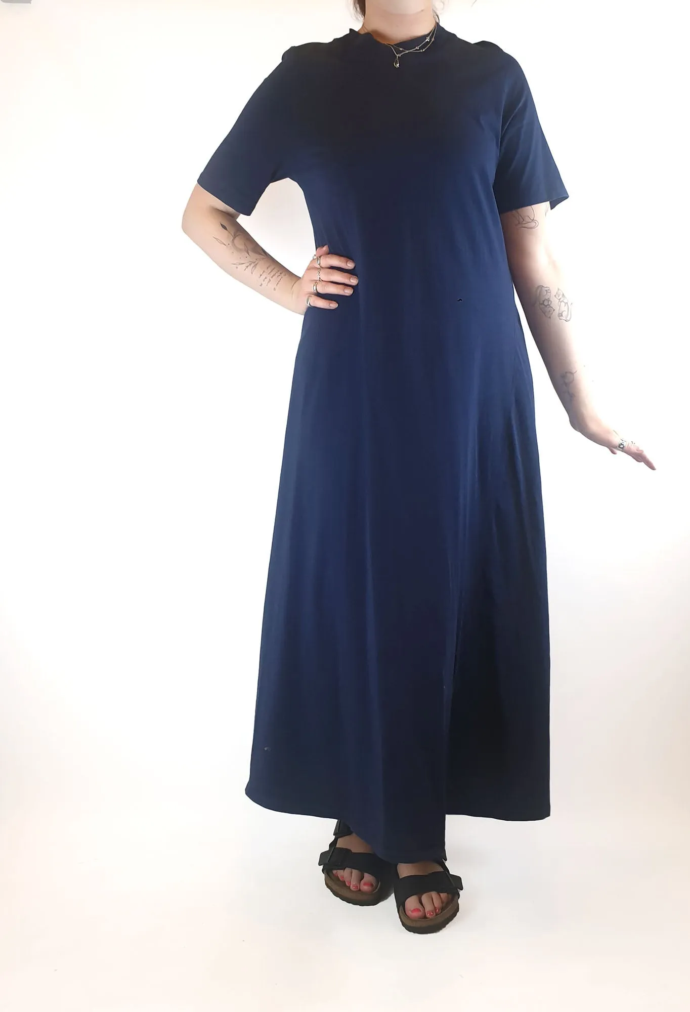 Kowtow navy tee shirt dress size M / AU 12