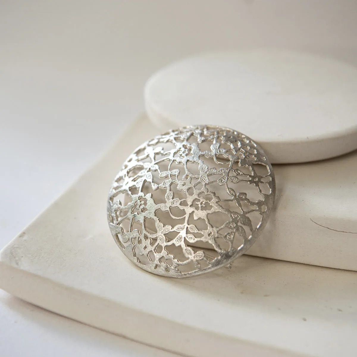 Lace Detail Brooch