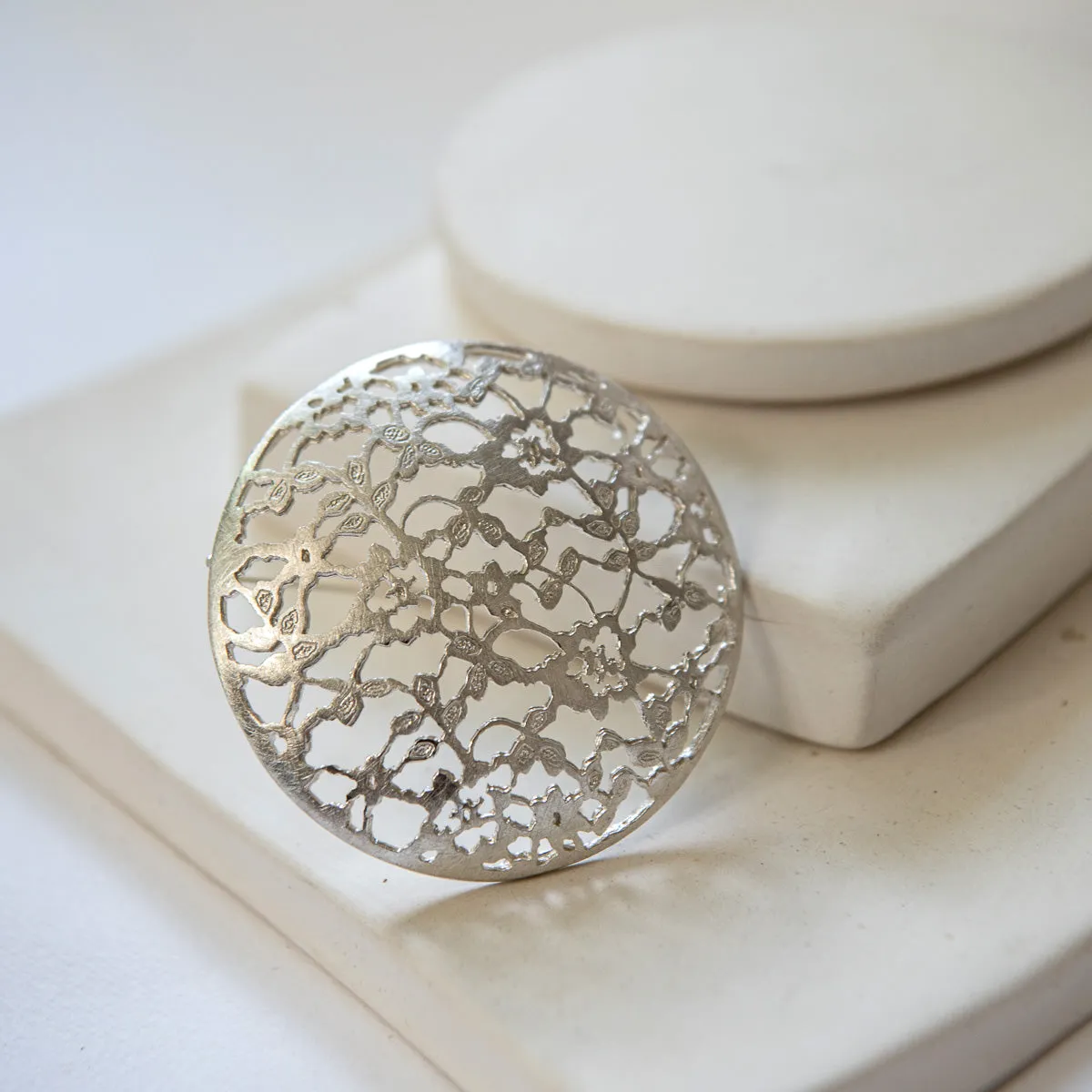 Lace Detail Brooch