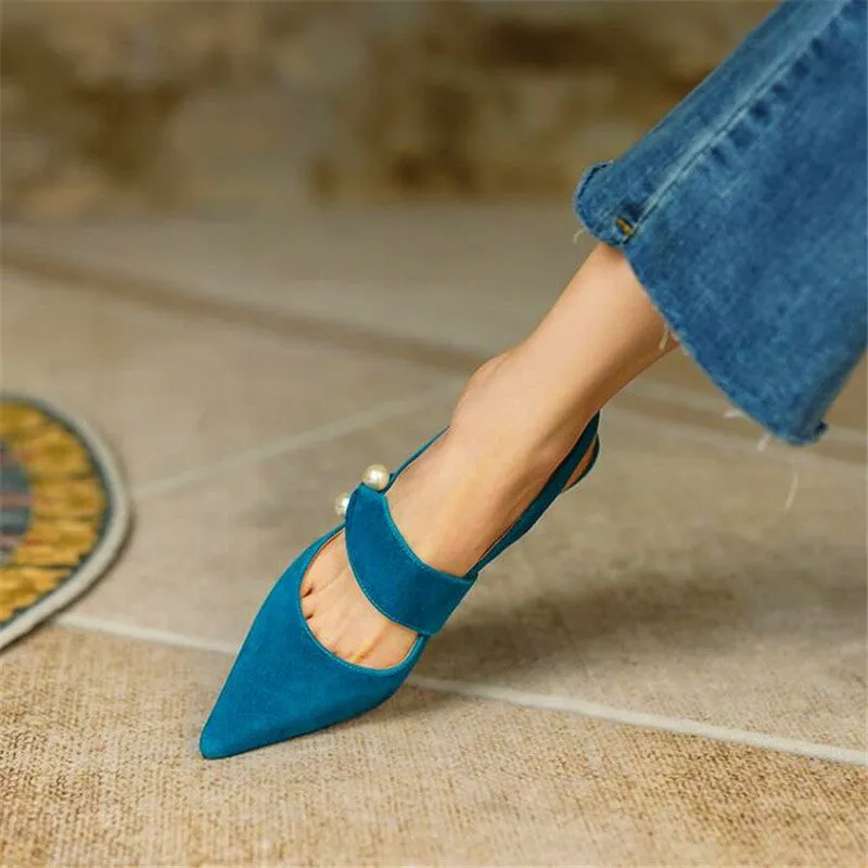 Ladies High Heels Pointed Toe Shoes