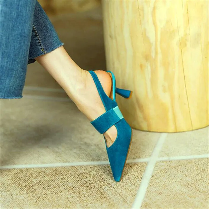 Ladies High Heels Pointed Toe Shoes