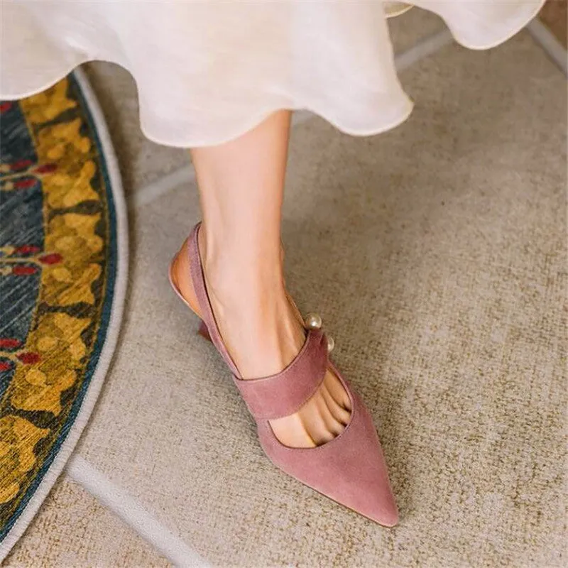 Ladies High Heels Pointed Toe Shoes