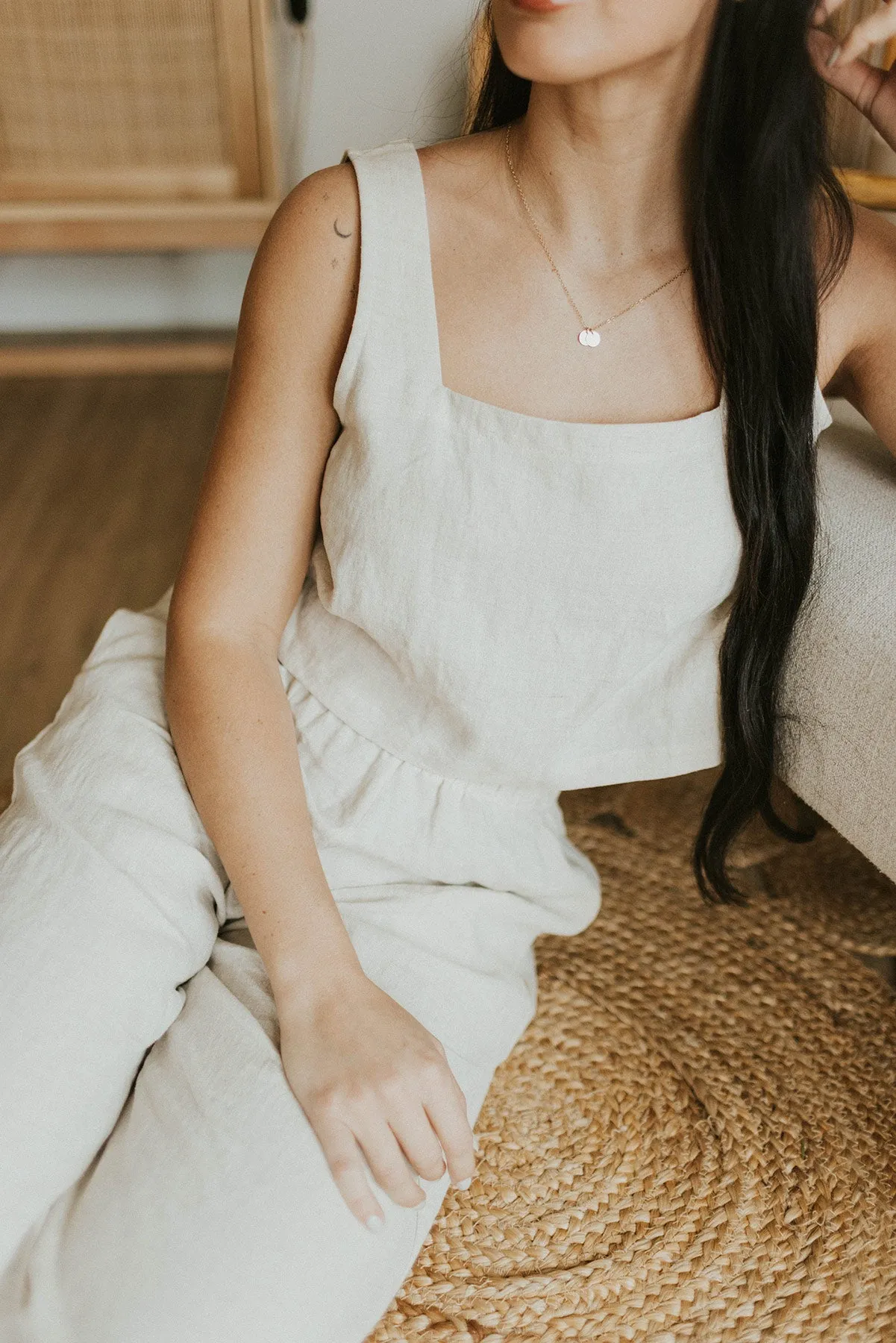 Ladies Linen Tank